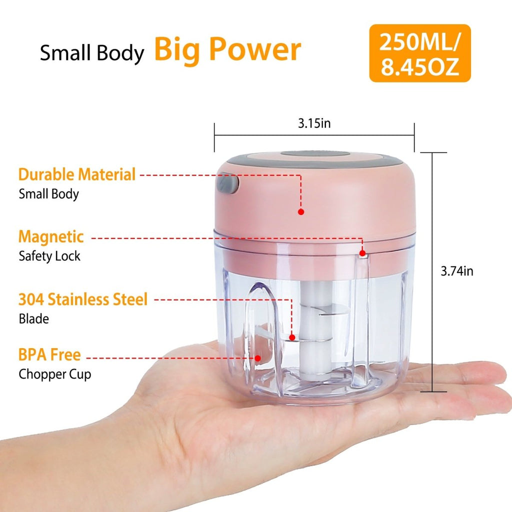 Jivolta ChopSwift Pro - Cordless Rechargeable Food Chopper - Jivolta