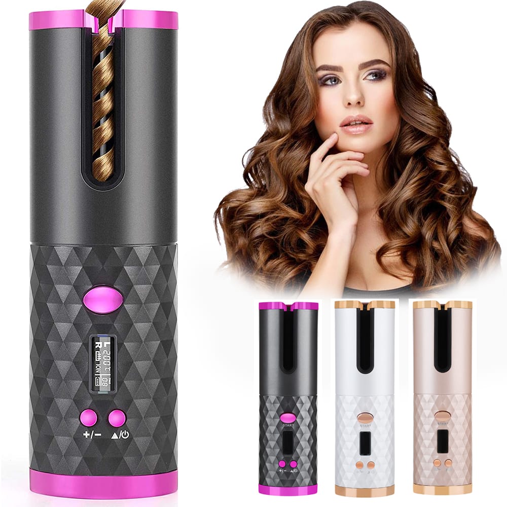 Jivolta CurlWave - Rechargeable Auto Ceramic Hair Curler - Jivolta