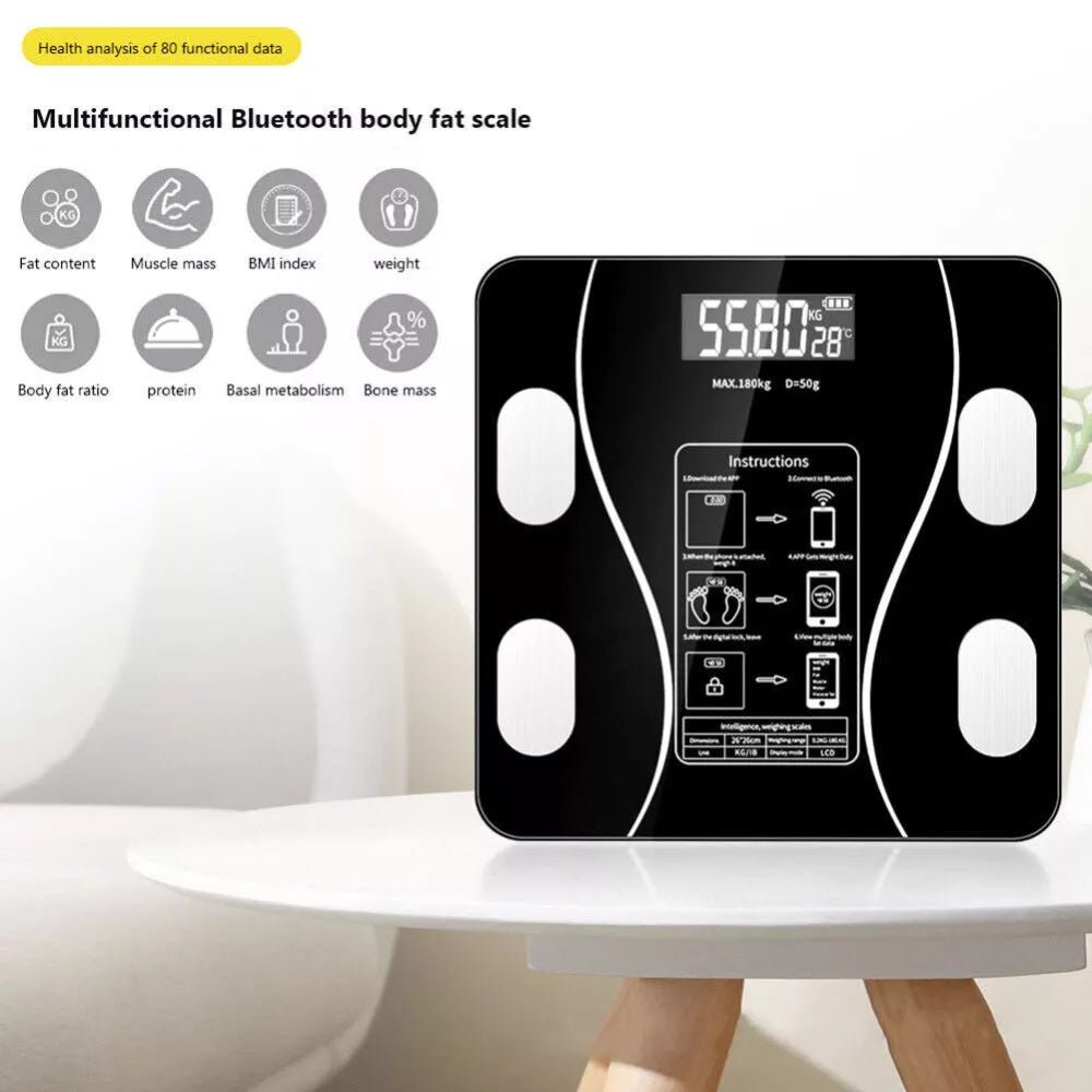 Jivolta BodySense - 180kg Bluetooth Smart Body Fat BMI Scale - Jivolta