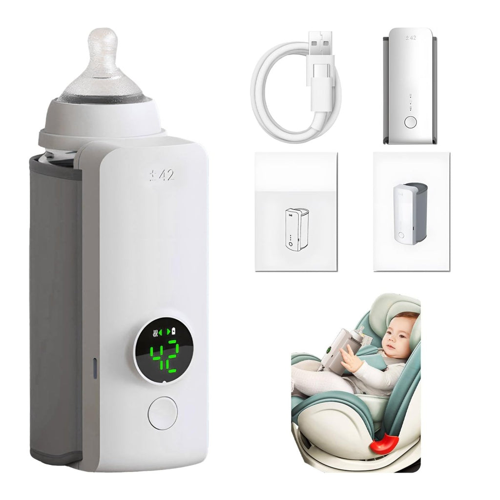 Jivolta NurtureWarm - Wireless USB Rechargeable Baby Bottle Warmer - Jivolta