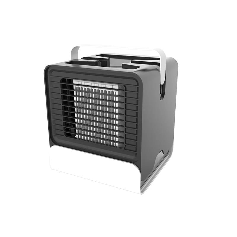 Portable space heater on a white background