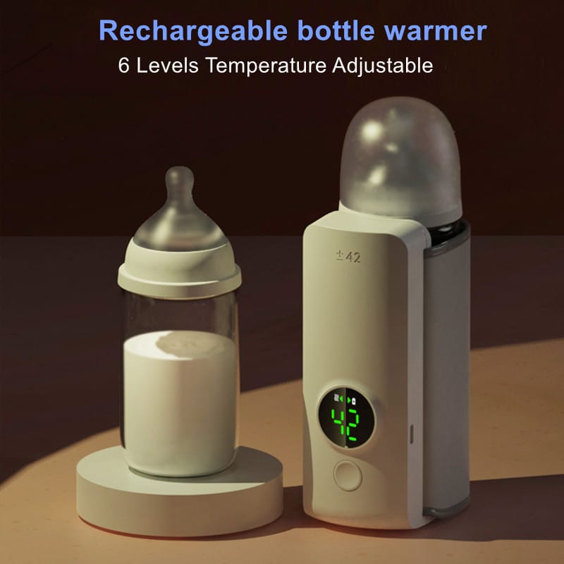 Jivolta NurtureWarm - Wireless USB Rechargeable Baby Bottle Warmer - Jivolta