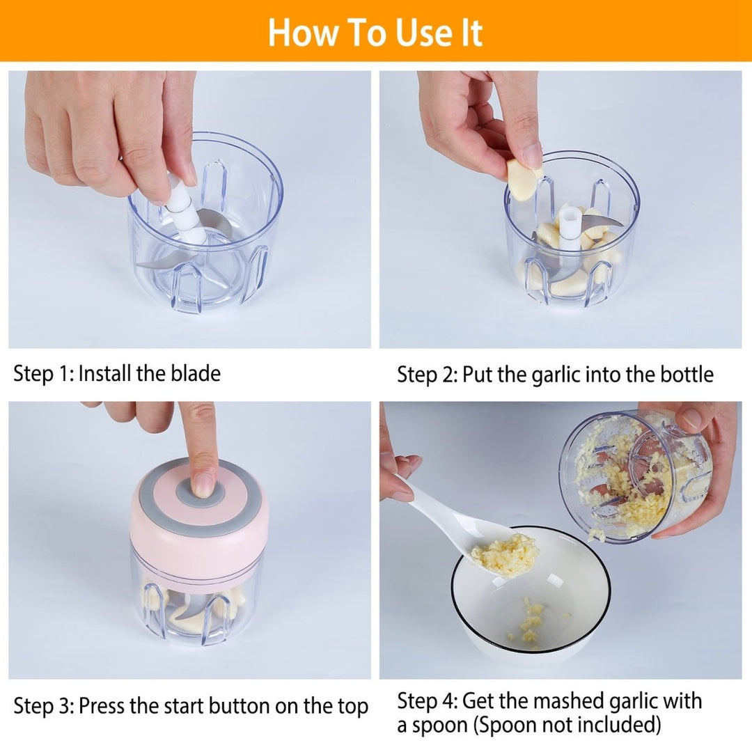 Jivolta ChopSwift Pro - Cordless Rechargeable Food Chopper - Jivolta